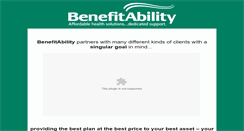 Desktop Screenshot of benefitability.com
